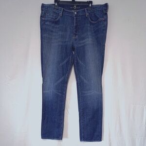 7 For All Mankind Relaxed Button Fly Jeans size 40x34